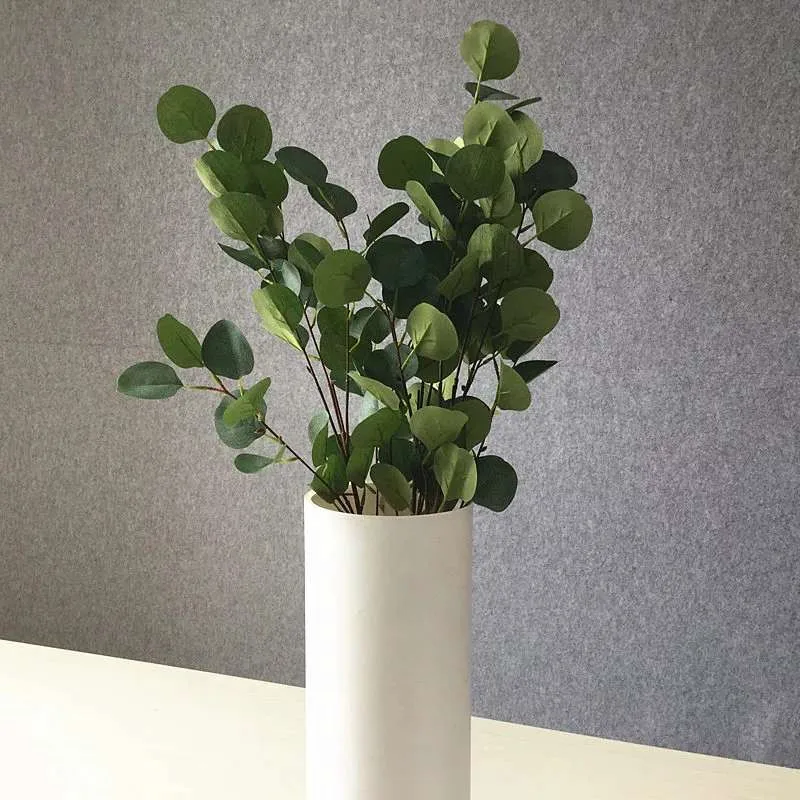 92 см искусственные реалистичные ветки эвкалипта шелковые тропические зеленые