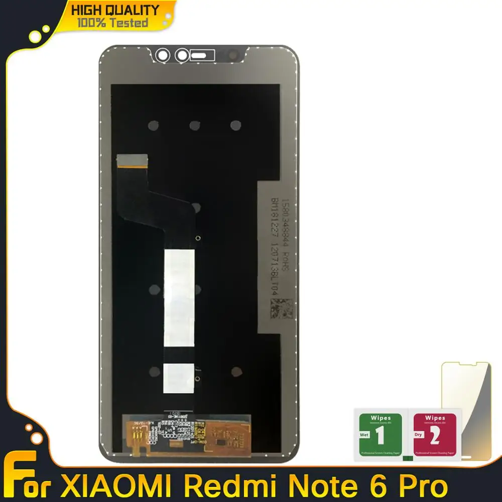 ЖК-дисплей для Xiaomi Redmi Note 6 Pro сенсорный экран дигитайзер в сборе замена | Мобильные