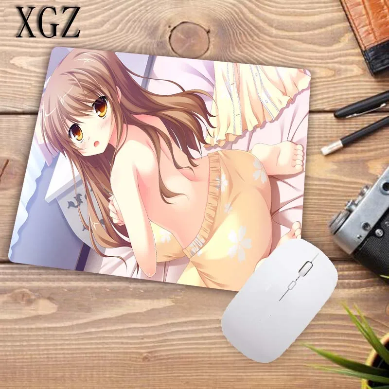 XGZ продвижение сексуальный коврик для мыши для девочек Аниме игровая клавиатура резиновый коврик мышь плеер ноутбук игра офис настольная панель 22x18 см