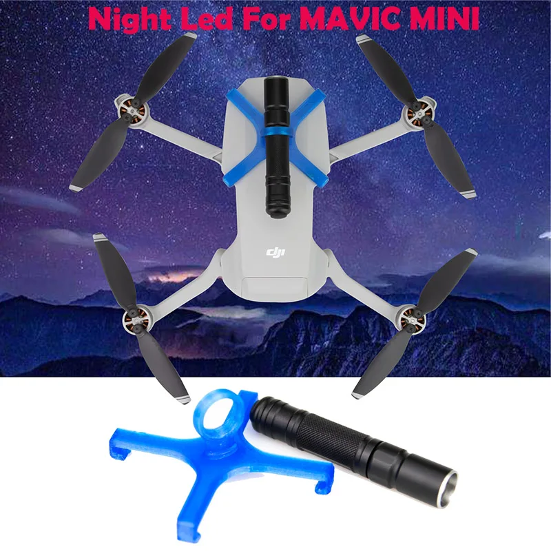DJI Mavic мини-Дрон Ночные светодиодные фонари ночной полет прожектор фонарик для