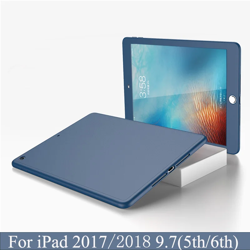 Чехол с полным покрытием на 360 градусов для Apple iPad 9 7 2017 A1823 A1822 силиконовый чехол