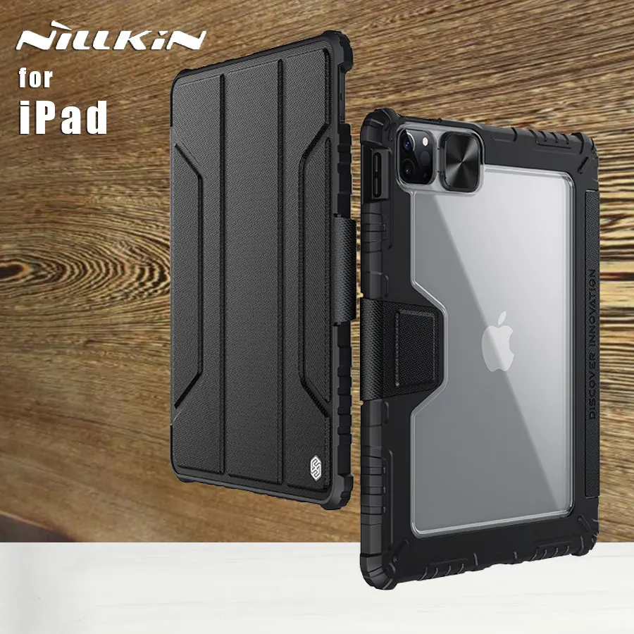 Nillkin для Apple iPad Air 10 9 воздуха 4 Pro 11 12 2021 2020 7 2018 2017 2 чехол бампер Флип кожаный на