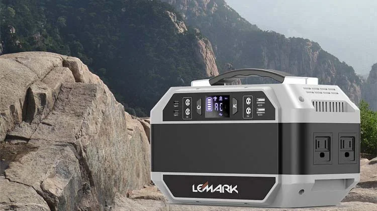 

Solar Car Charger Camping Power Supply DC AC 350W Portable Power Source for Cooler Pump Heater