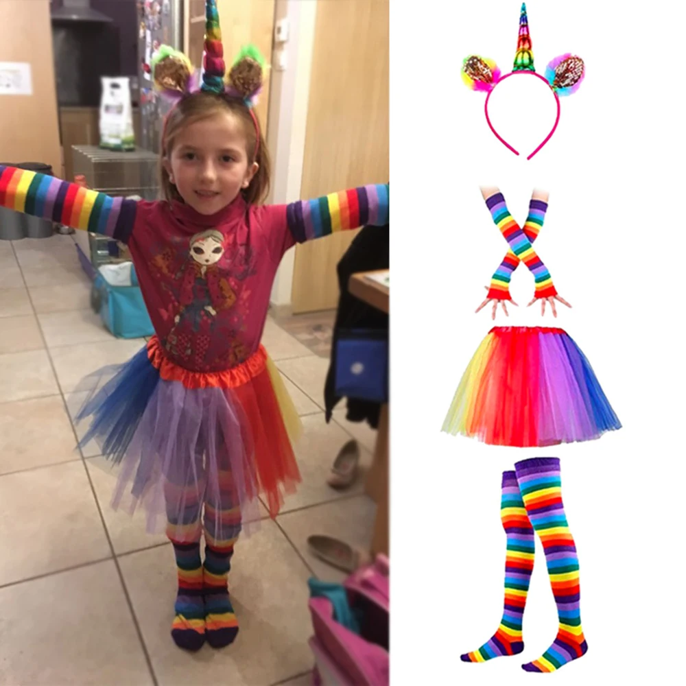 

Halloween Costume Kids Animal Cosplay Tiger Leopard Bee Unicorn Tutu Dress Christmas Costume For Girls Purim Carnival Outfit