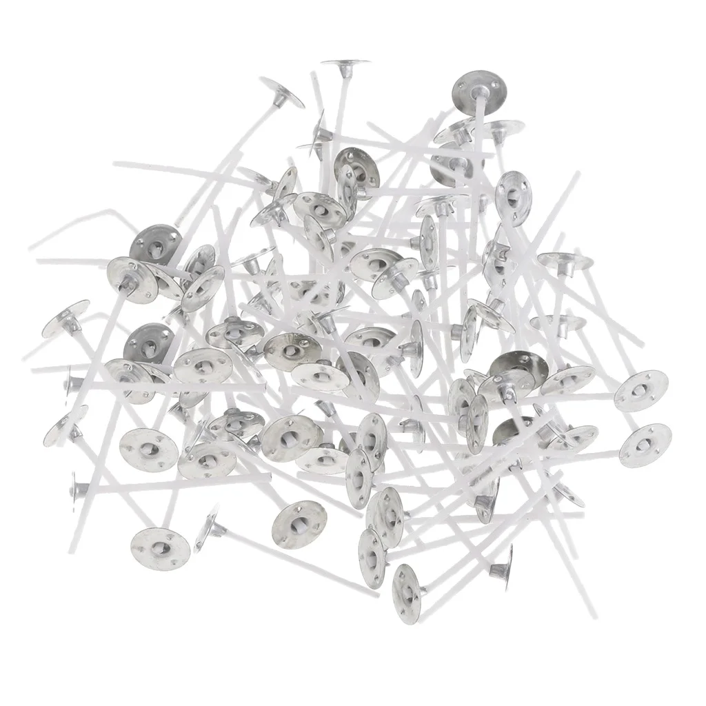 

2,5 x низкодымные фитили из натурального хлопка в форме свечи с язычками, экологичность 3/3/, 5 см