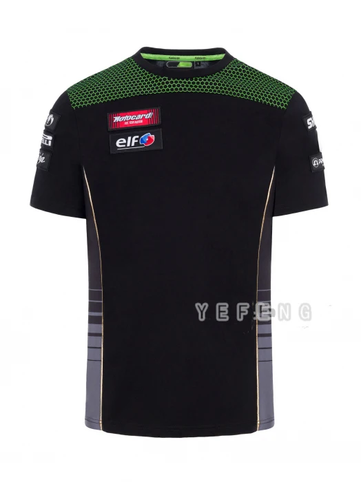 

Motocross Motorbike Quick Dry Summer T-shirt For Kawasaki Motorcycle Scooter Street Moto Riding Men's Summer Short Sleeve