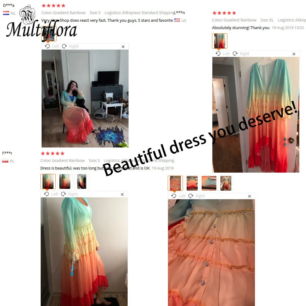 Женское летнее Повседневное платье макси в стиле бохо плиссированное пляжное