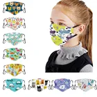 1 шт., Детская Хлопковая маска для лица с мультяшным принтом