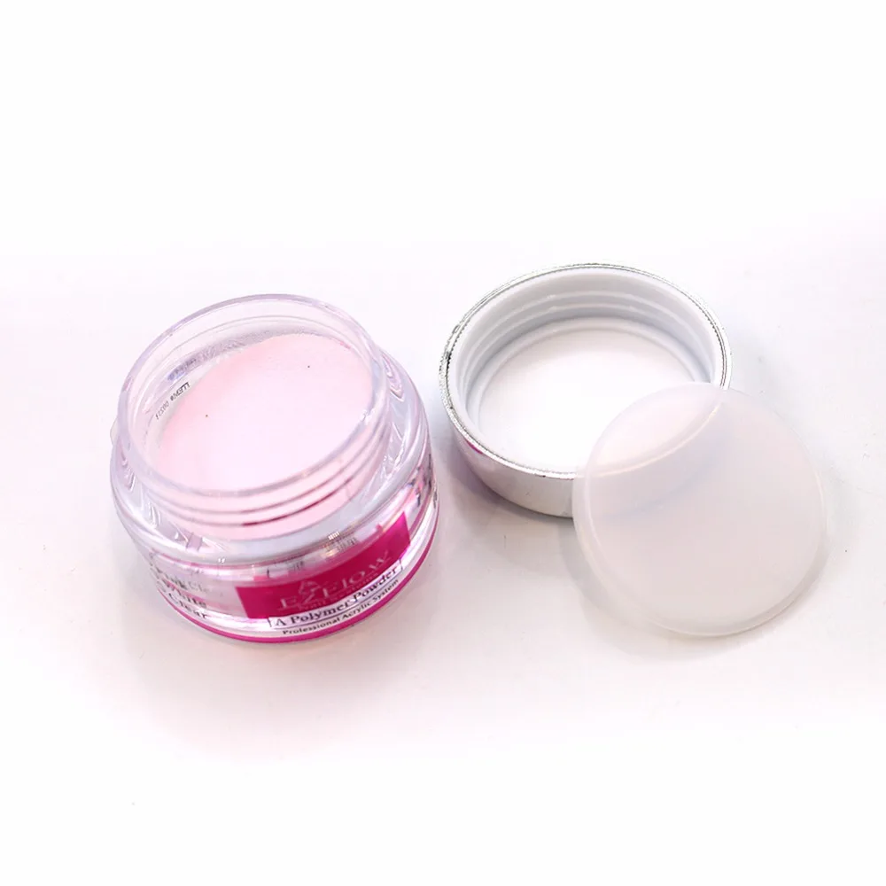 Дизайн ногтей 1 бутылка/30 г Блестящий резной порошок прозрачный розовый белый 3