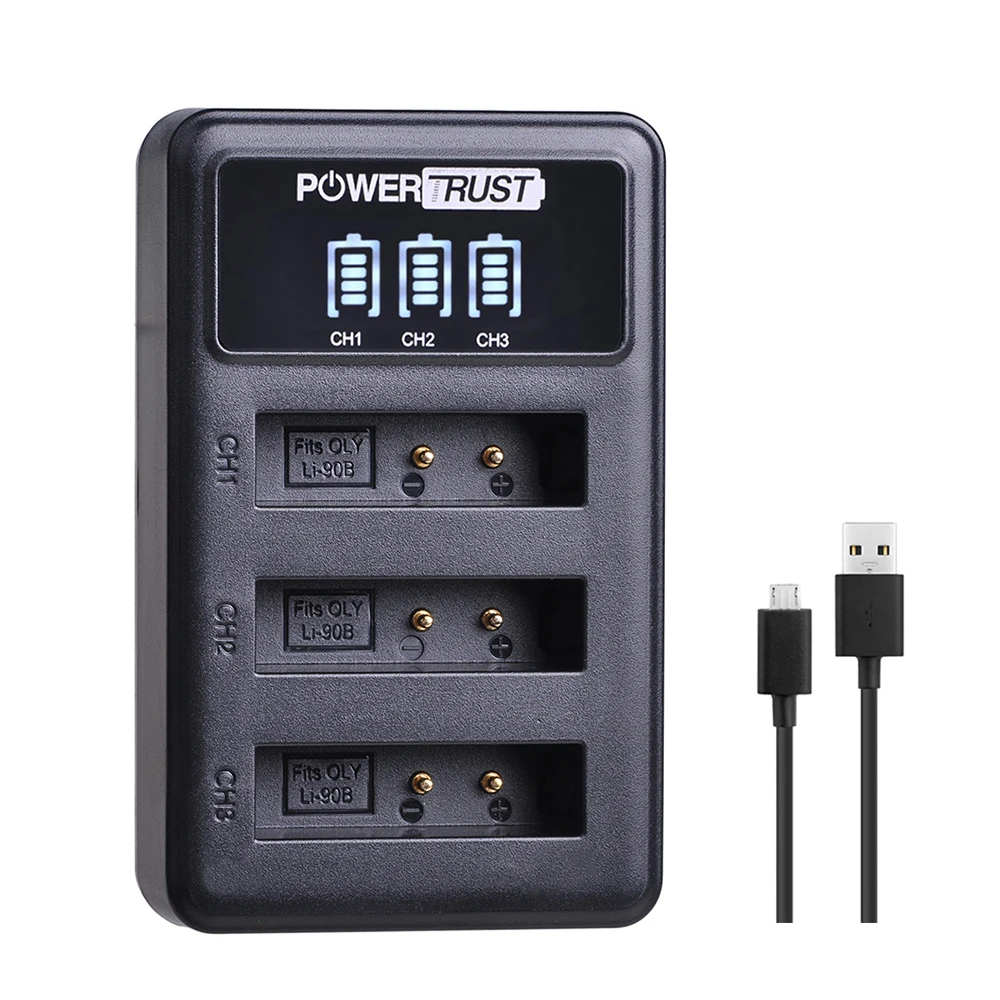 3 шт. USB-устройство для зарядки смартфонов Olympus | Электроника