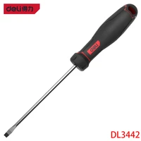 deli dl3442 one word strong magnetic screwdriver specification 3x150mm hardness of the screwdriver blade can reach above 58hrc