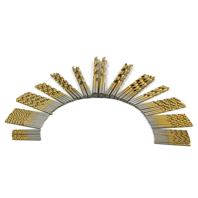 Ламеция 99 шт Высокое качество HSS Электрический центровочное сверло набор Титан