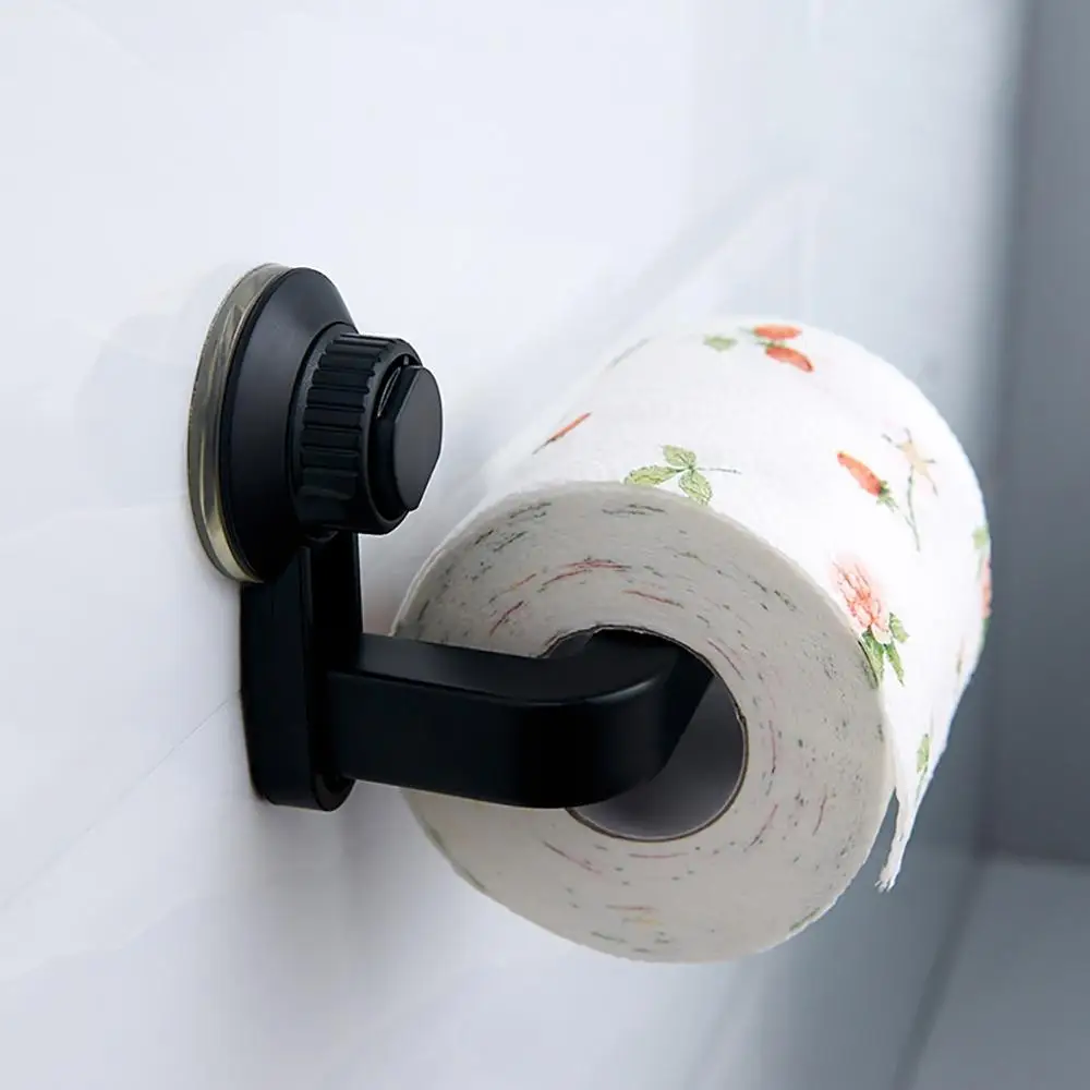 Bathroom Toilet Paper Holder S uper Storage Suction Cup Wall Mount Removable Rack toilet roll holder FDH | Обустройство дома