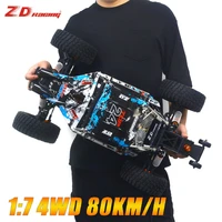 zd racing dbx 07 17 2 4g 4wd rc car 80kmh high speed brushless off road truck remote control electric rtr models toys for kids