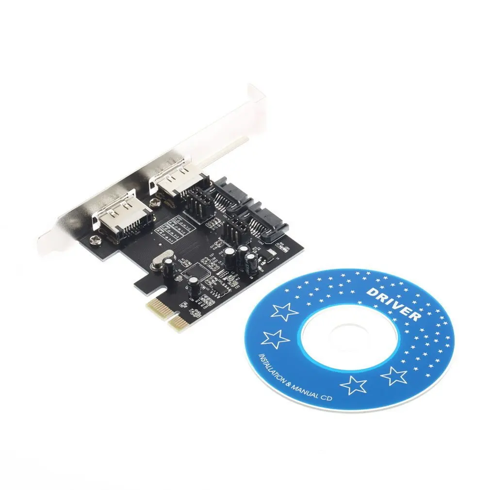 1 шт. PCI-E к SATA3.0 три поколения PCIE SATA3 адаптер расширения В наличии! | Компьютеры и