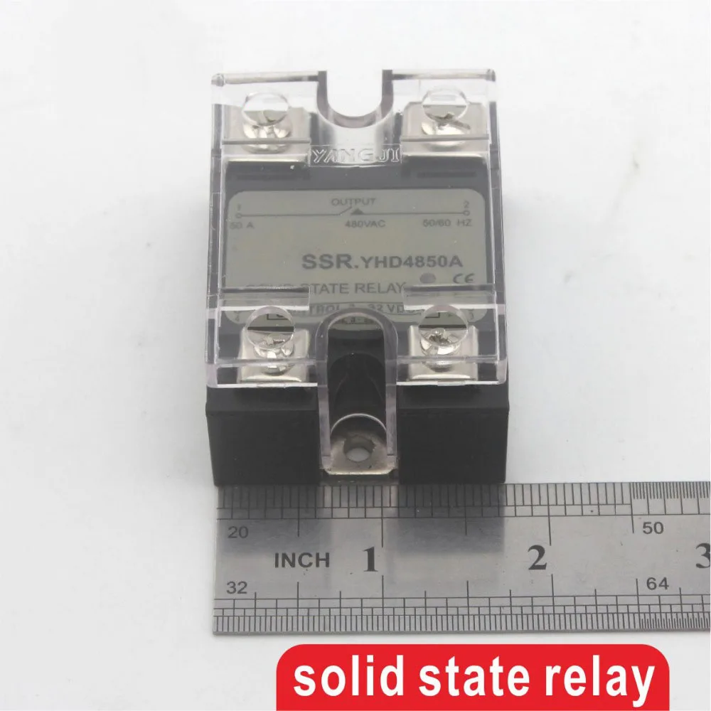 

120AA SSR input 90-250V AC load 12-240V AC single phase AC solid state relay