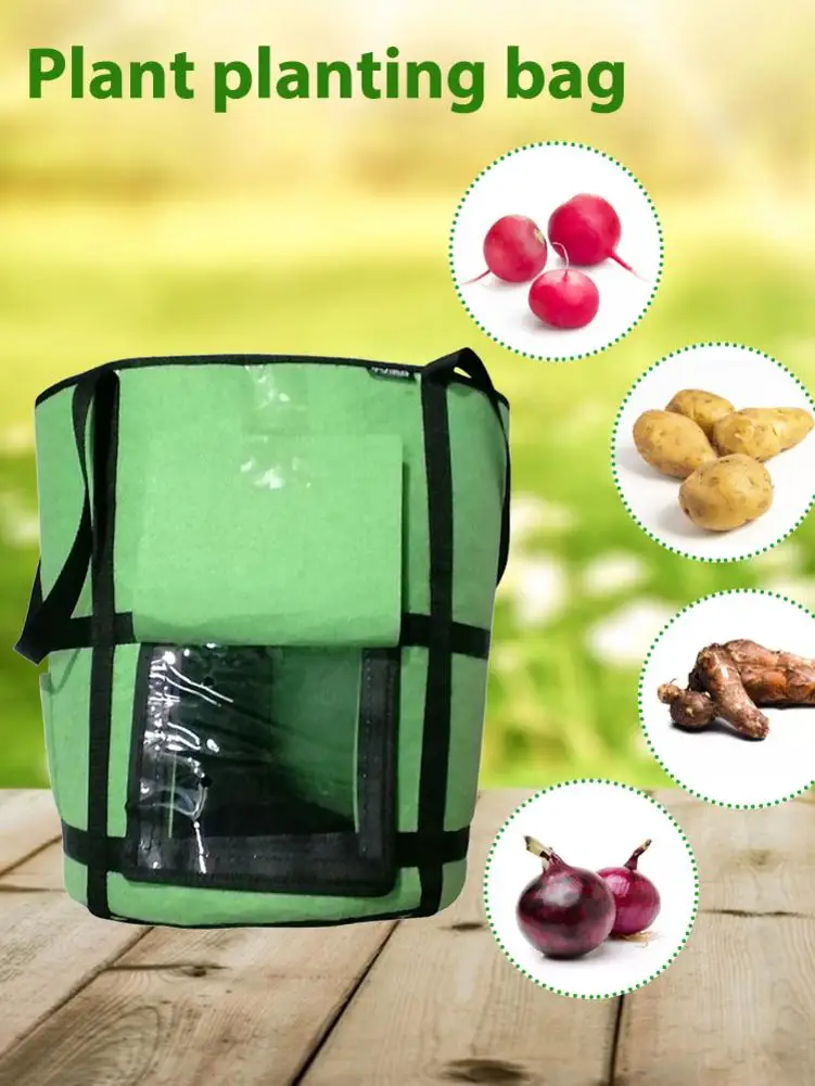 

Емкость 7/10 галлонов, прозрачный контейнер для теплиц, садовых растений, помидоров, моркови, овощей, горшок для выращивания растений