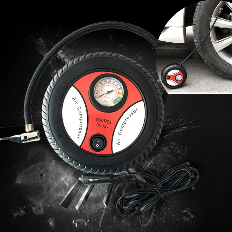 

Portable Car Tire Air Pump Mini Electric Motorcycle Bicycle Air Compressor 12V Multifunction Pump Car Inflatable Accessories