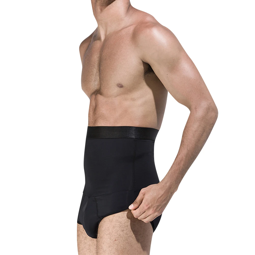 Мужские трусы боксеры с завышенной талией для похудения майка облегающая
