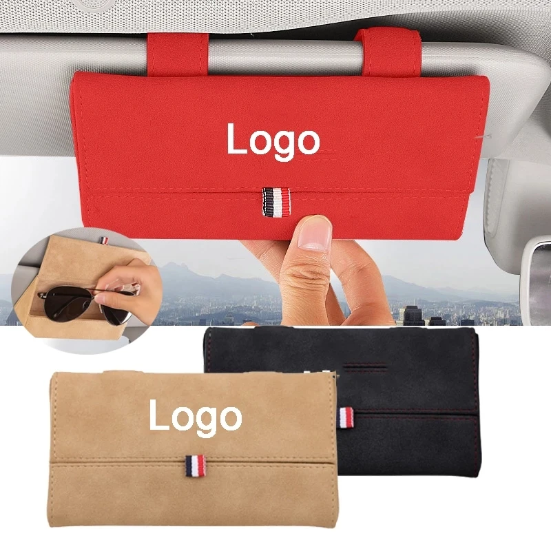 Автомобильный козырек чехол для солнцезащитных очков защитная коробка