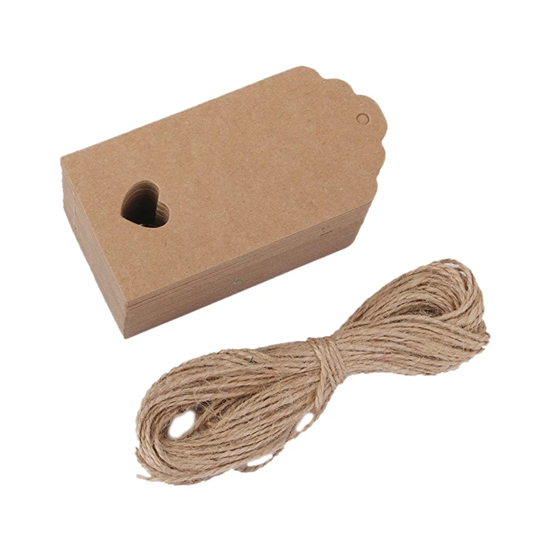 100 крафт бумага пустая карточная одежда с ручной росписью подарок этикетки