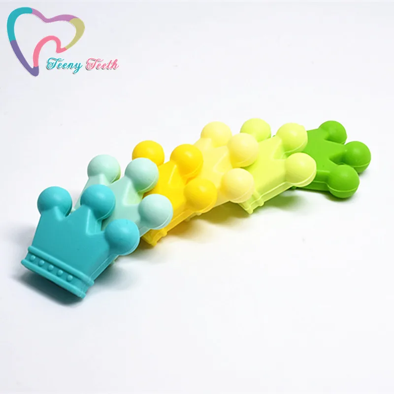 Teeny зубья 5 шт. Корона силиконовые бусины делая ювелирные изделия бусы ожерелье