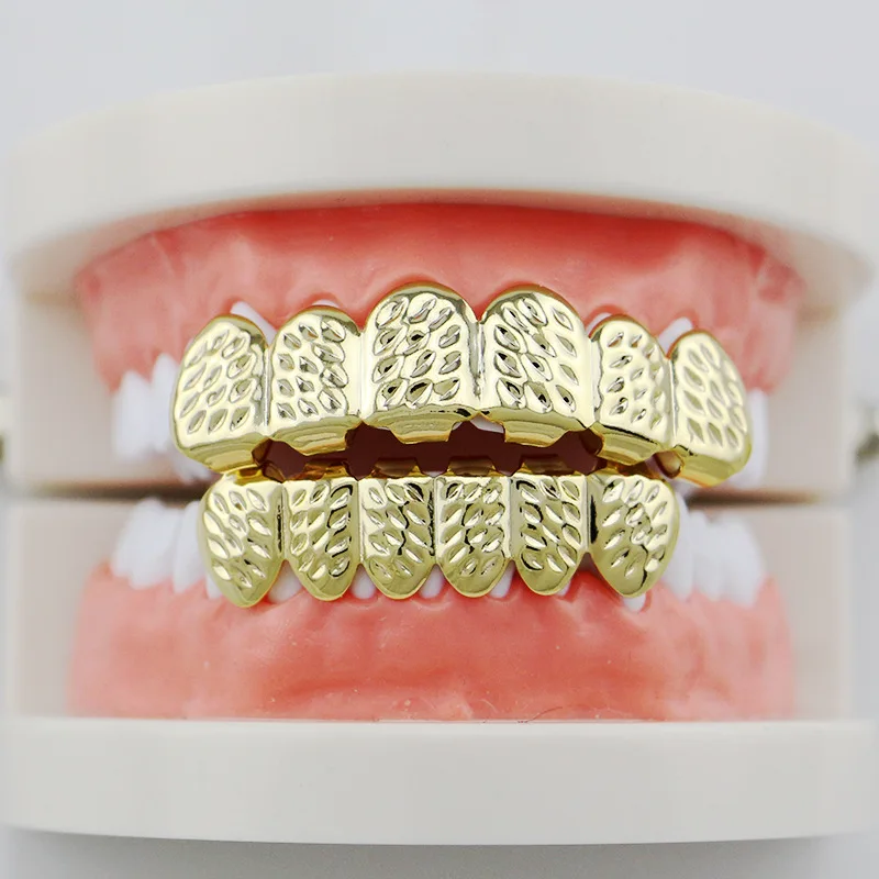 Декоративные коронки для зубов в стиле хип хоп|tooth grillz|grillz topbottom grill |