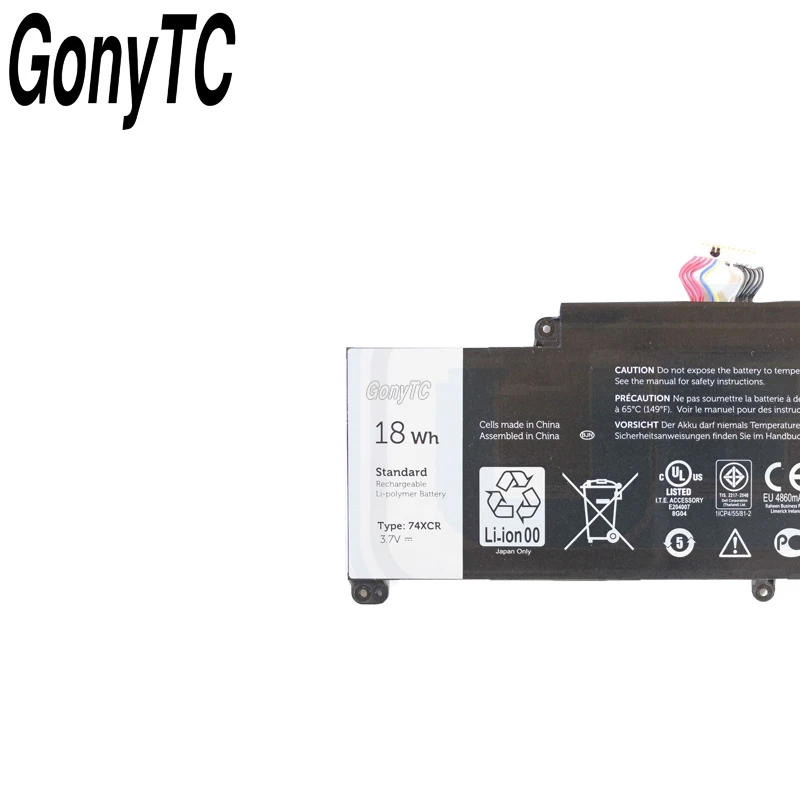 Фото 74XCR Новый аккумулятор для ноутбука Dell Venue 8 Pro 5830, планшет 3,7 В, 18 Втч №4