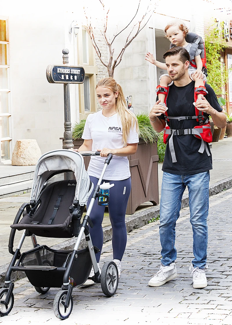 Детские походные складные подтяжки походная переноска на плечо со спинкой для