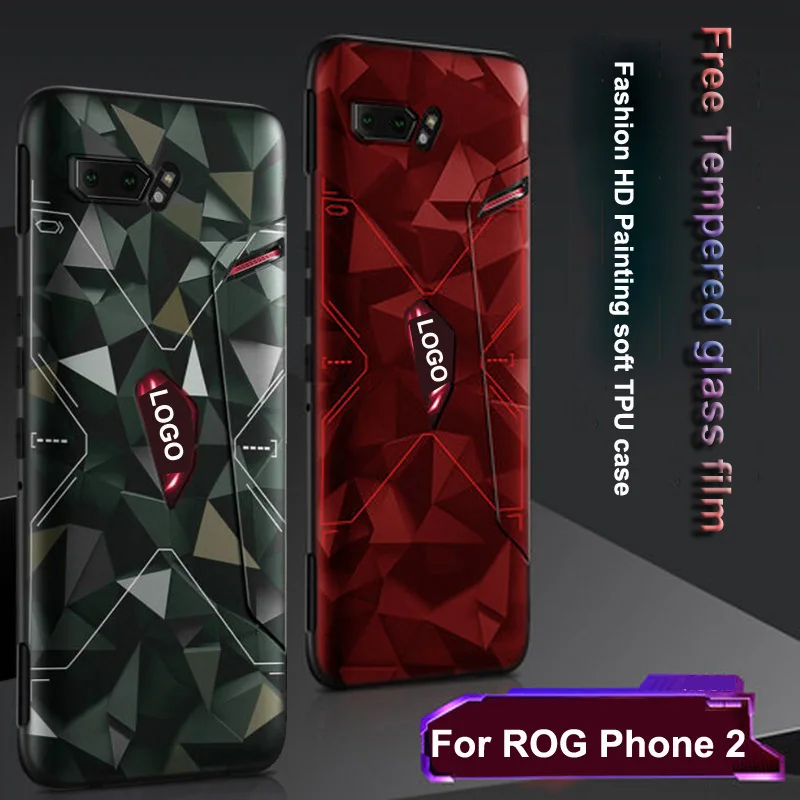 Для Asus ROG Phone 2 ZS660KL чехол 6 59 дюймов Ультратонкий Мягкий ТПУ силиконовый тонкий