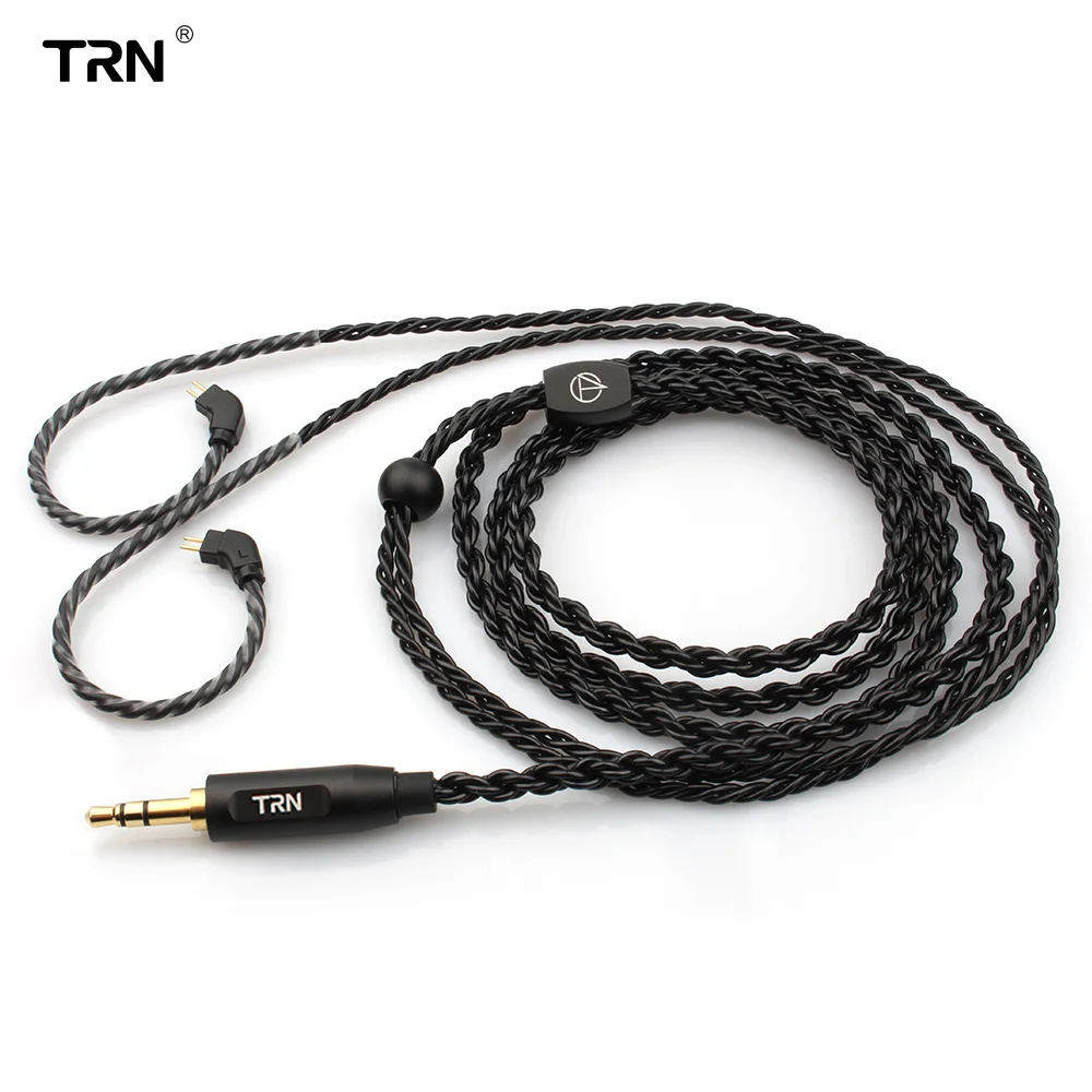 

TRN A3 6 Core High Purity Copper Earphone Upgrade Cable 3.5mm MMCX/2Pin Connector For TFZ TRN V30 V80 IM1 IM2 TRN X6 KZ ZS10