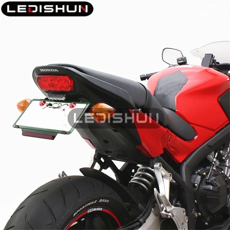 Держатель номерного знака для HONDA CB650F CBR650F 14 15 16 17 мотоцикл ХВОСТ Tidy Fender Eliminator регистрационная пластина