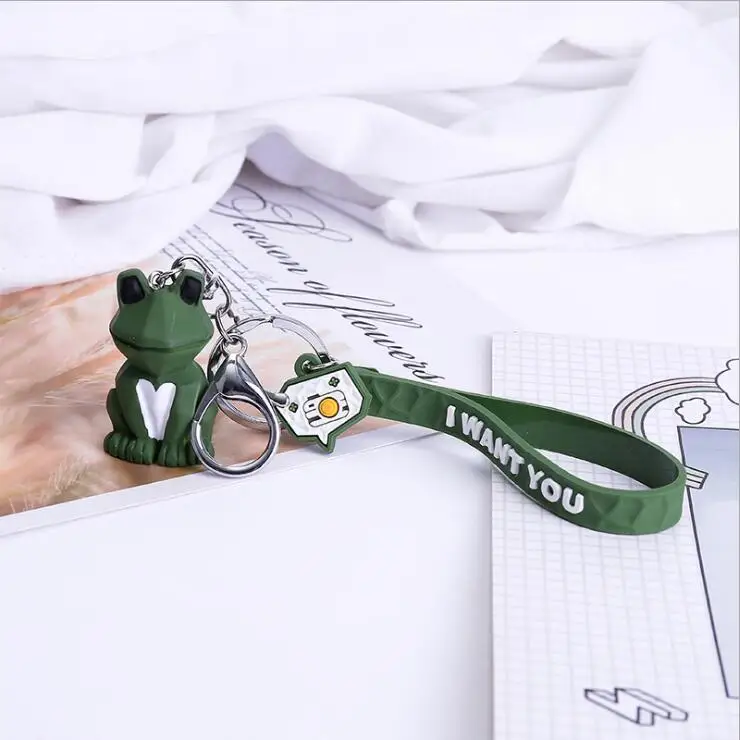 Брелок с животными черепаха слон тигр Лев Бегемот енот бульдог кошка пингвин