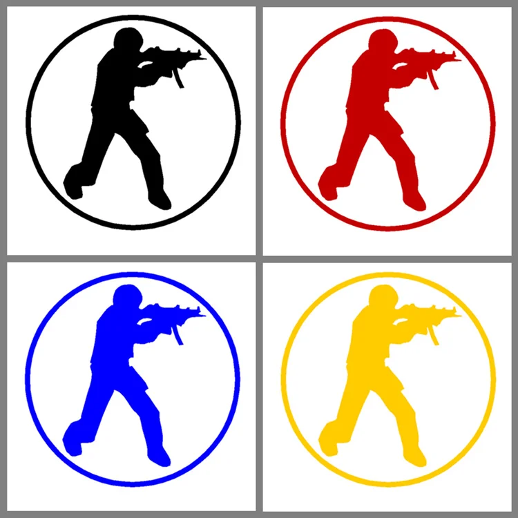 CS Counter Strike автомобильные наклейки креативные Декоративные для топливного бака