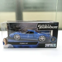 124 fast and furious cars ford gt collectors edition simulation metal diecast model cars kids toys gifts