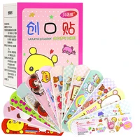 100pcs waterproof breathable cute cartoon band aid hemostasis adhesive bandages first aid emergency kit wound plaster for kids