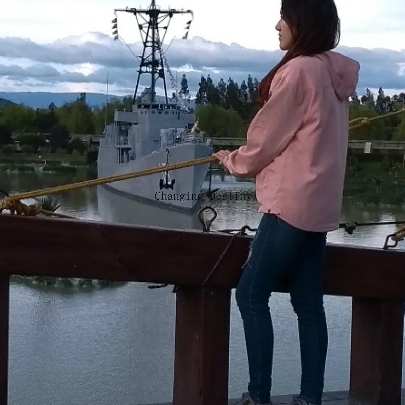 Женская свободная куртка в Корейском стиле с капюшоном и длинными рукавами обеих