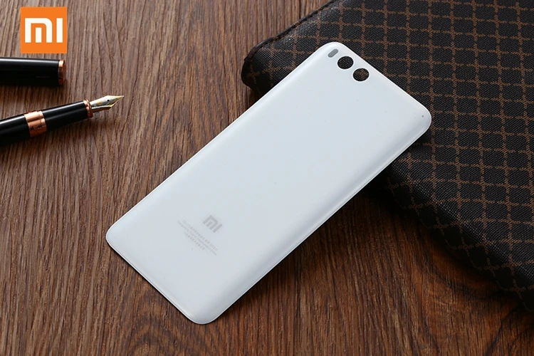 

Xiao Mi Original Battery Crystal Back Cover Door For Xiaomi 6 Mi 6 Mi6 MCE16 Rear Housing Protective Back Cover Phone Case