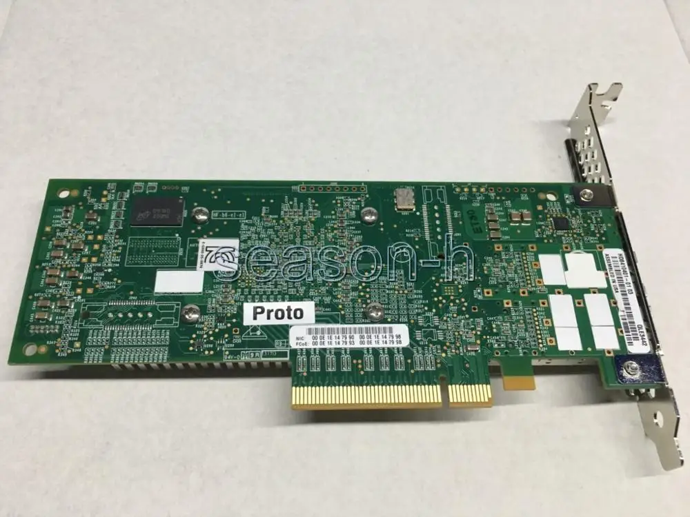 Qlogic QLE3442 двухпортовый 10-гигабитный адаптер Ethernet сетевая карта | Компьютеры и офис