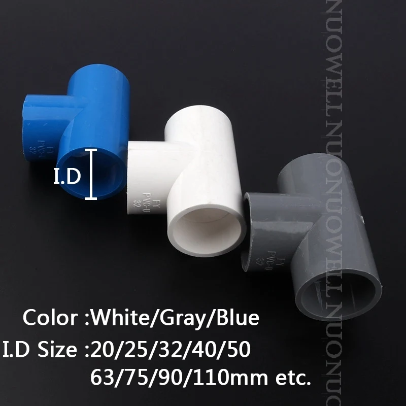 СОЕДИНИТЕЛЬ ПВХ Т-образный 3-сторонний Адаптер для труб фитинги водопроводных