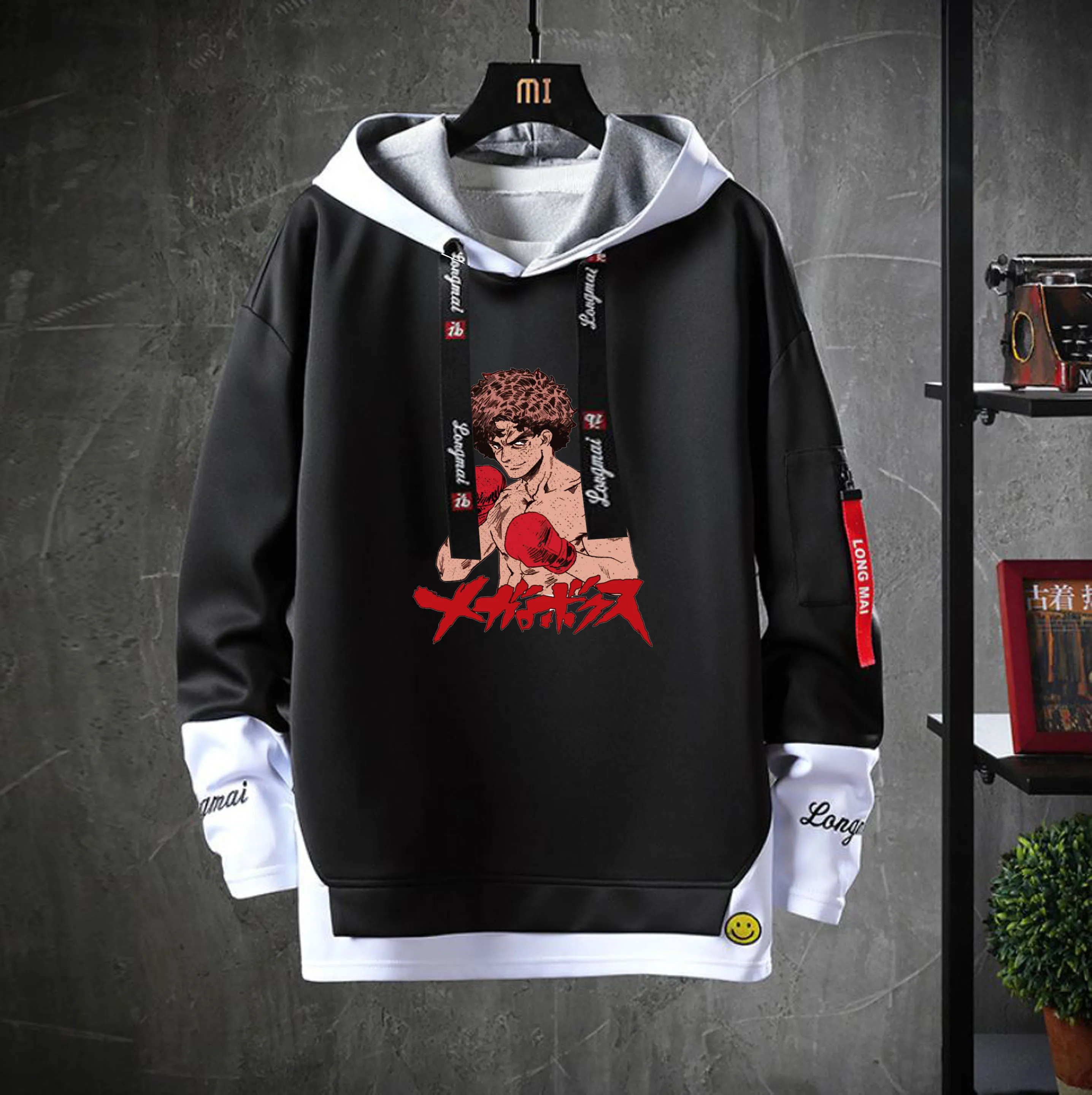 

anime A Place Further Than the Universe Hooded Unisex Casual Fake Two-Piece Costume Sweatshirt jacket Teenagers Hoodies