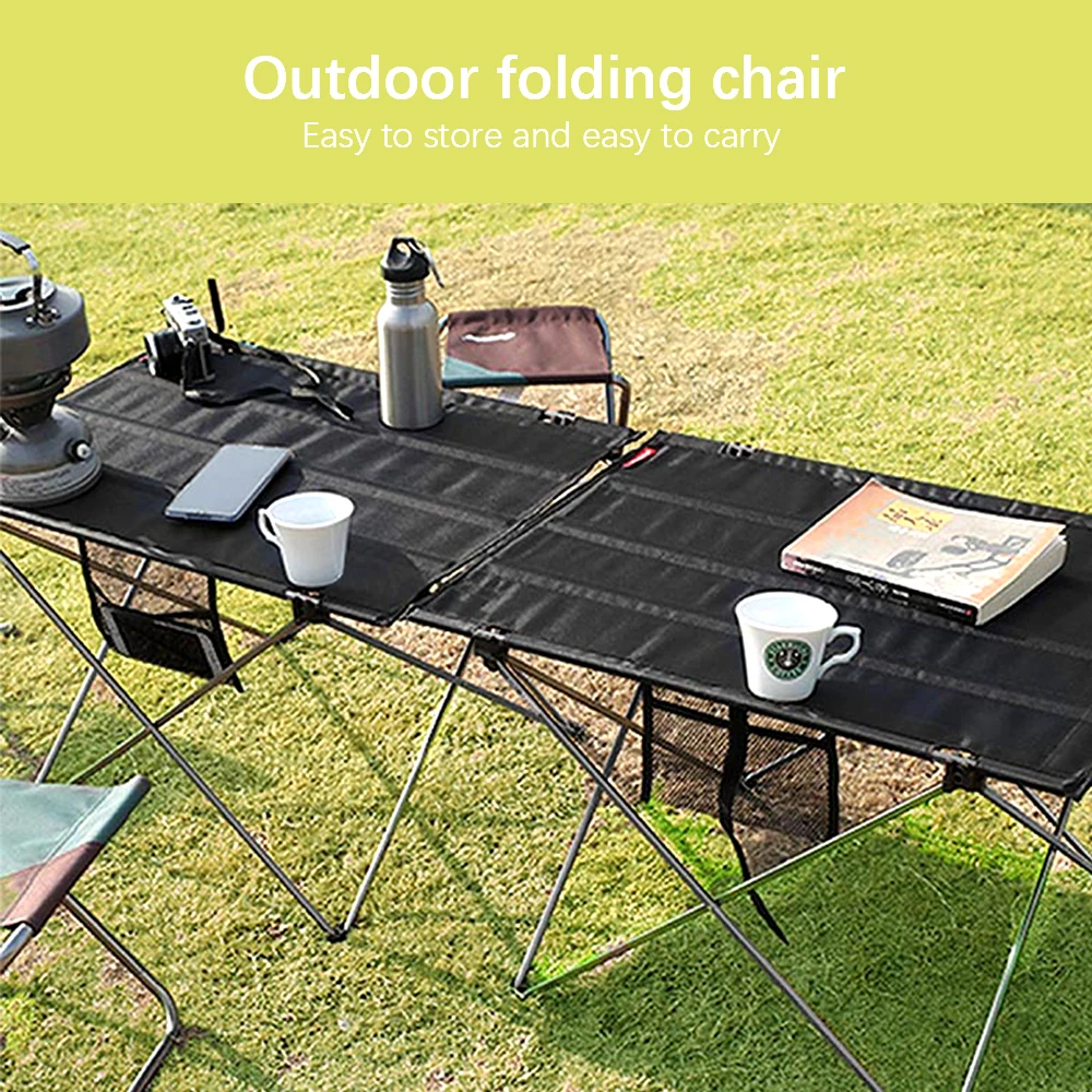 

Camouflage Ultralight Camping Table Chair Set Outdoor Hiking Folding Table And Portable Stool For Picnic Beach 2021 New