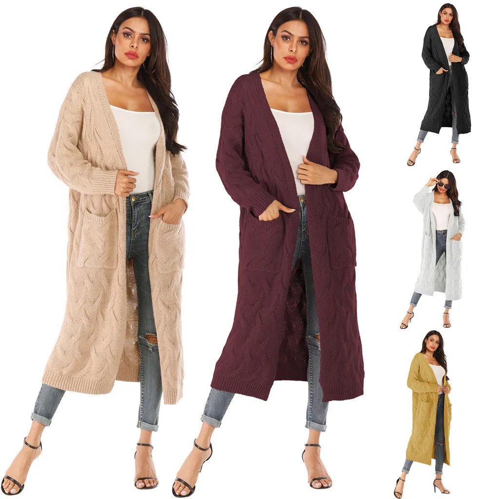 Длинный жилет Trui для женщин используемый Длинные плавки Mouwen Jas осень зима 2019