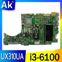 UX310UA motherboard i3-6100CPU 8GB RAM Mainboard REV2.0 For ASUS UX310U UX310UV UX310UQ UX310UA Laptop motherboard 100% Tested