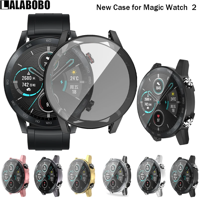 Новый защитный чехол + HD экран для HuaWei Magic 2 Watch 46 мм 42 защита прозрачный чехол|Часы