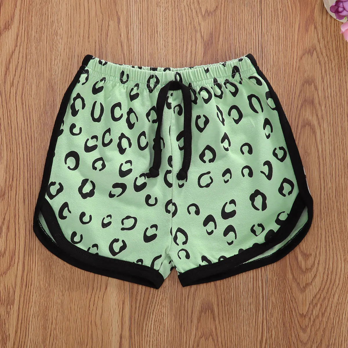 

1-6Y Fashion Girls Leopard Shorts 3 Color Loose Print Shorts Bottoms Toddler Kids Baby Clothes Outfit