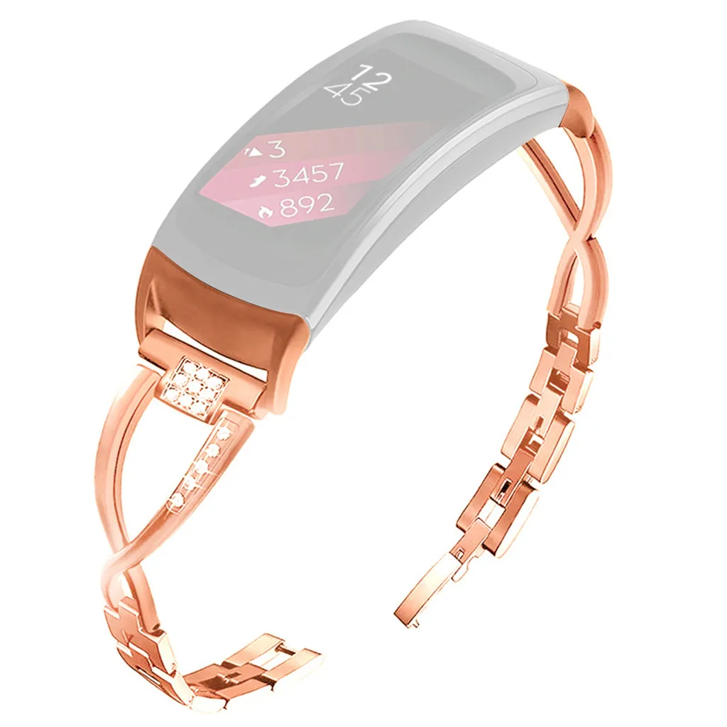 Умные часы ремешок Ремешок Крест Сверло бралет умный ремень для samsung gear Fit 2/Fit 2Pro ремешки для часов