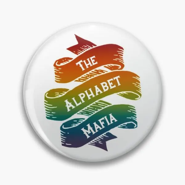 Мягкая булавка с радужным алфавитом и лентой мафии креативный подарок модная