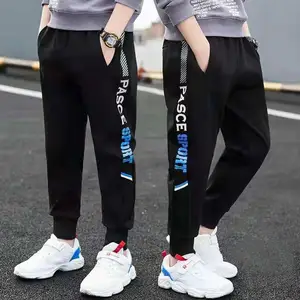 Boys Sport Pants Girls Casual Trousers Kids Baby Spring Trousers Cotton Teen Sweatpants For Boy Autu