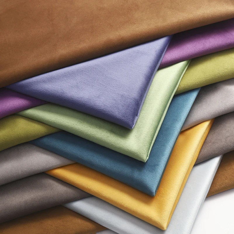 Однотонные голландские бархатные ткани для мебели дивана занавески подушки